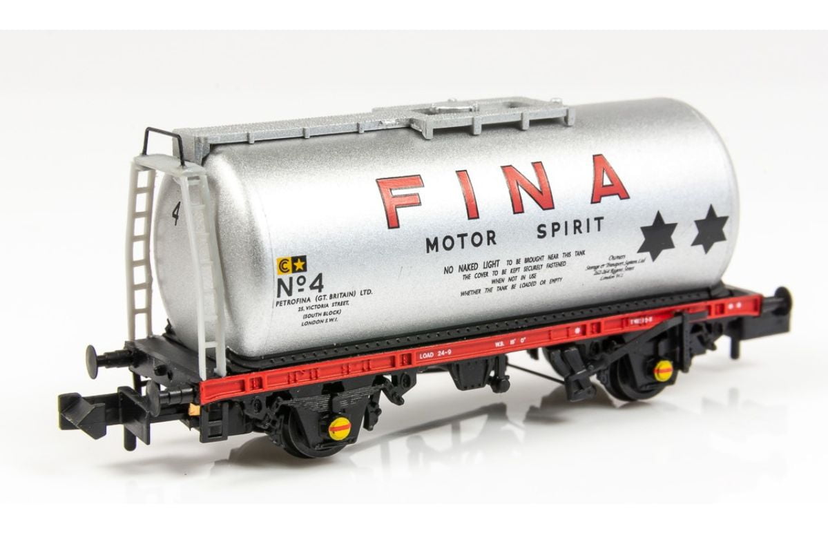 373-784 Graham Farish BR 45T TTA Tank Wagon 'Fina' Silver - Brickyard ...